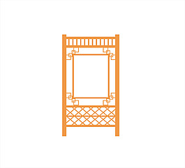 矢量屏风素材