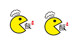   饭统美食logo