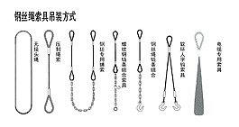 钢丝绳索具吊装方式三