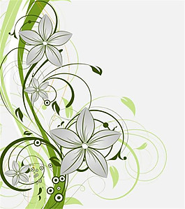 装饰花朵设计矢量背景素材