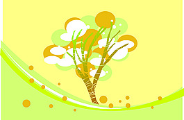 卡通气球素材背景