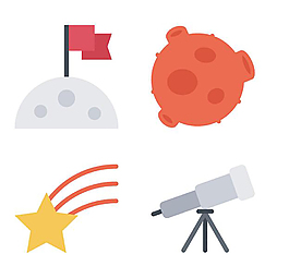 ICON空间科学图标图片