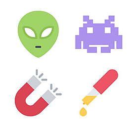 空间科学icon图标素材