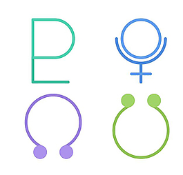 空间科学icon图标素材