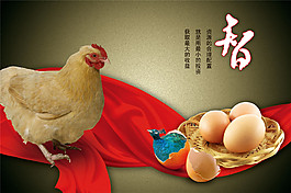 鸡智企业文化海报
