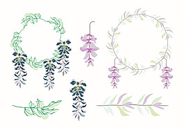 唯美清新手绘花卉