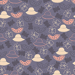 唯美夏季西瓜背景