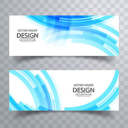 现代创意蓝色抽象几何图形矢量广告背景素材