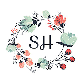 唯美婚礼手绘花卉