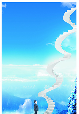 科技向上跑背景CDR
