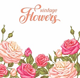 玫瑰花边框