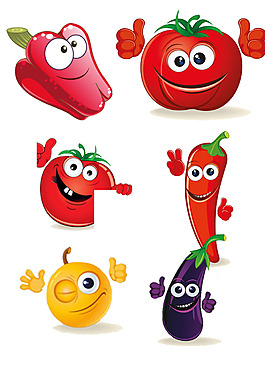 水果卡通免扣素材