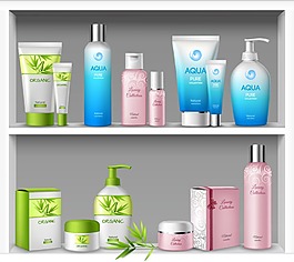 清新化妆品包装