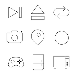 icons游戏办公图标
