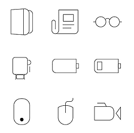 icons电器用品图标