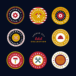 劳动节图标矢量素材