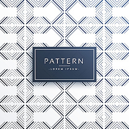 时尚的几何线条装饰图案