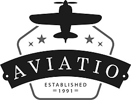 航空公司复古LOGO