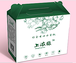 水蜜桃包装盒 包装设计