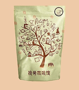 咖啡馆系列包装效果图