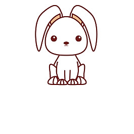 小兔子插画