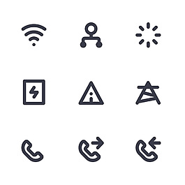 通信信息ICON图标标志图片