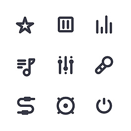 音乐精美icon图标