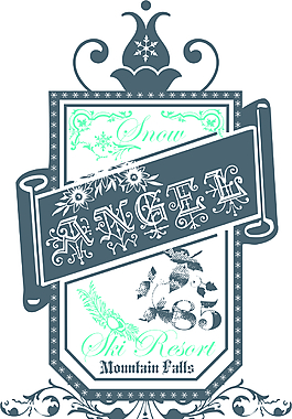 老式边框文字图案