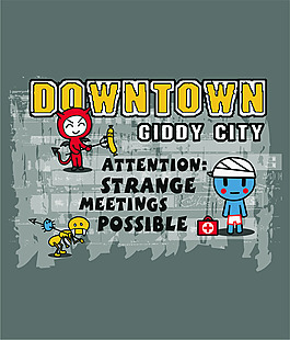 卡通角色图案素材