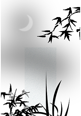 国画竹子