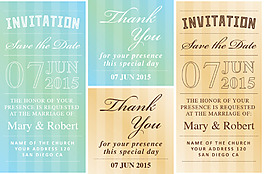 唯美背景婚礼邀请函