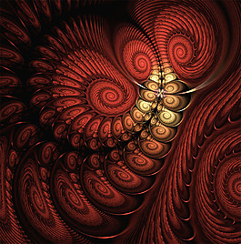 红色漩涡抽象背景图片