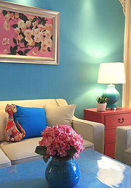 室内鲜花设计家装效果图
