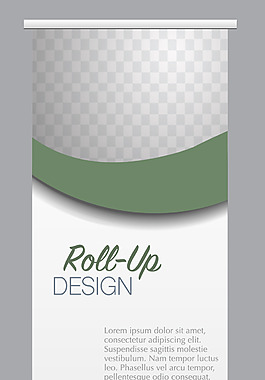 几何图形展架EPS