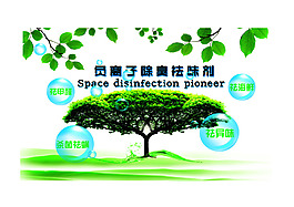 负离子除臭海报
