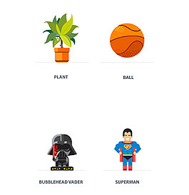 素扁平化场景素材