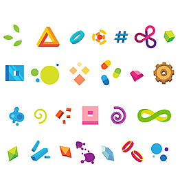 素扁平化场景素材