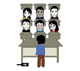 学校教师情景