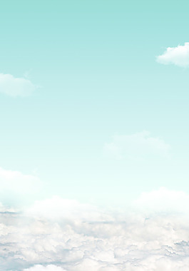 淡蓝天空素雅背景