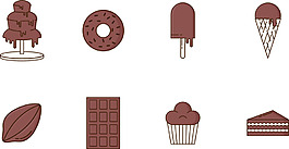 巧克力食品素材