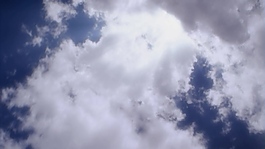 天空景色白云飘浮阳光照射高清视频实拍