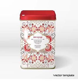 精美花纹包装设计矢量素材下载