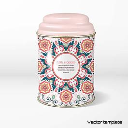 精美花纹包装设计矢量素材下载