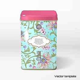 精美花纹包装设计矢量素材下载