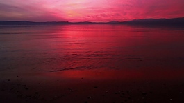 陶醉迷人海上日落海景高清视频实拍