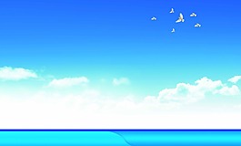 蓝色正式商务海报背景