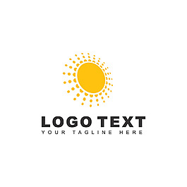 太阳能标志logo设计
