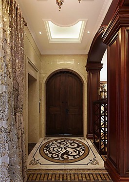 豪华室内大门设计图