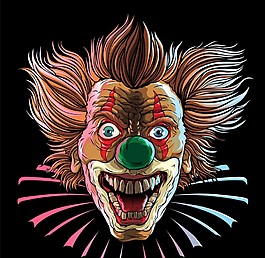 开心的小丑人物图片