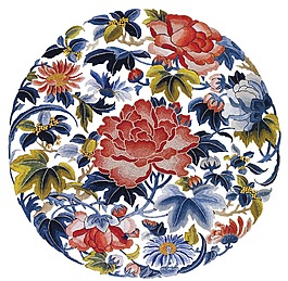 刺绣花纹背景